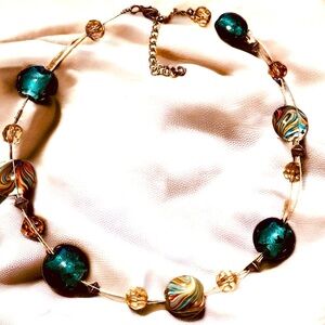 Cute Green Stone Necklace